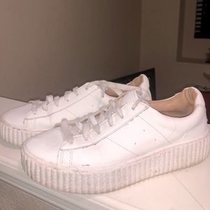 White sneakers!!